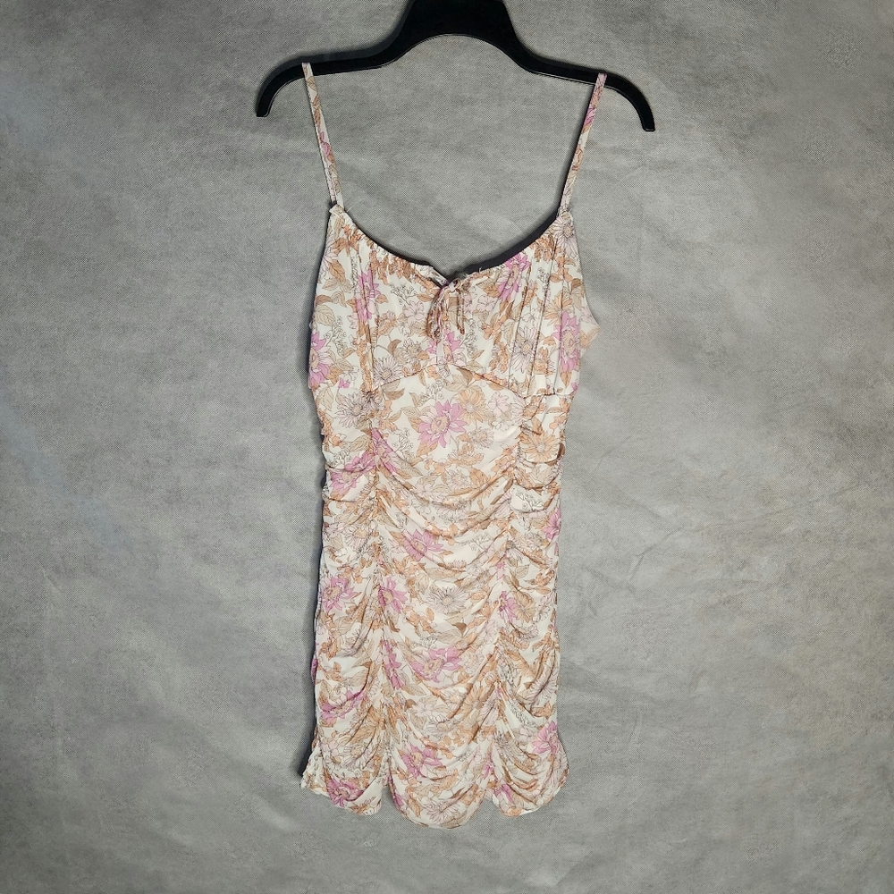 Ultra Flirt Sleeveless Dress Ruched Detailing Comfort Style With Soft Fabric
